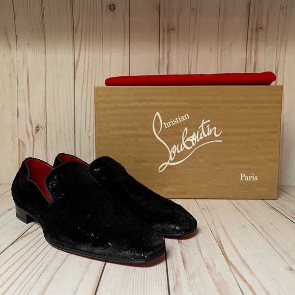 Christian Louboutin Dandy Chick Loafer Black Sz 40 / 7 - Picture 1 of 10